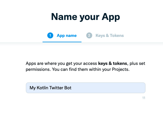 name your app