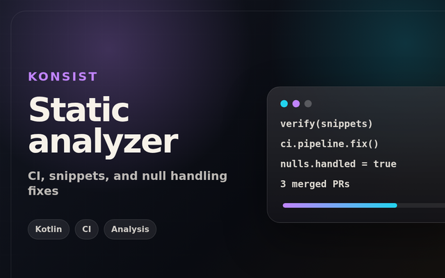Konsist project preview