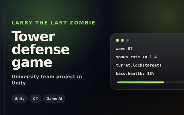 Larry the Last Zombie project preview